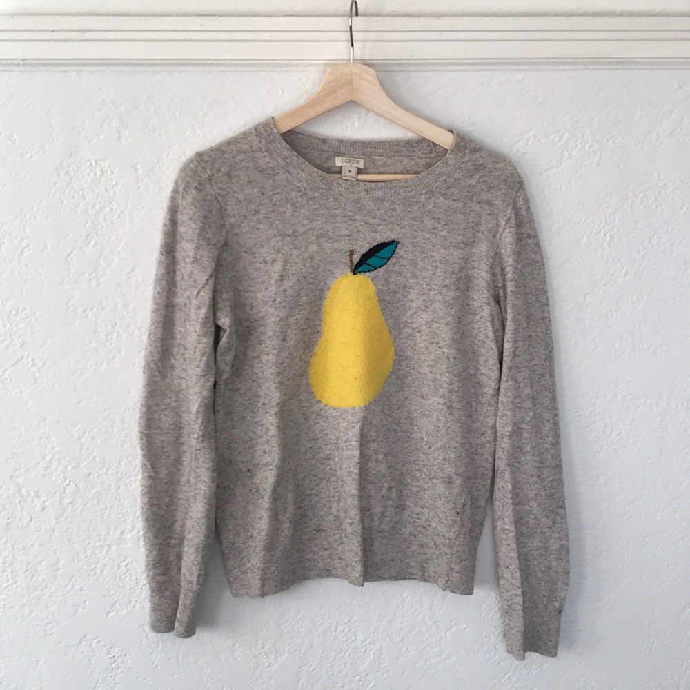 J.Crew Gray Pear Sweater